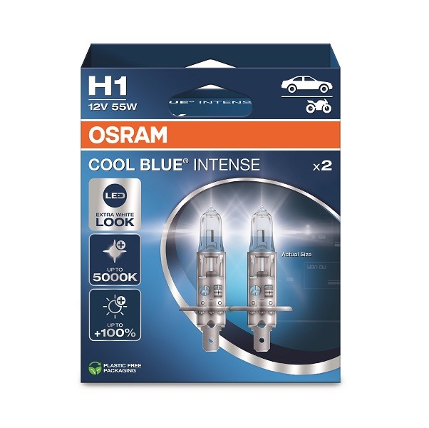 Żarówka 12V H1  55W Osram COOL BLUE INTENSE  EKO 2HB