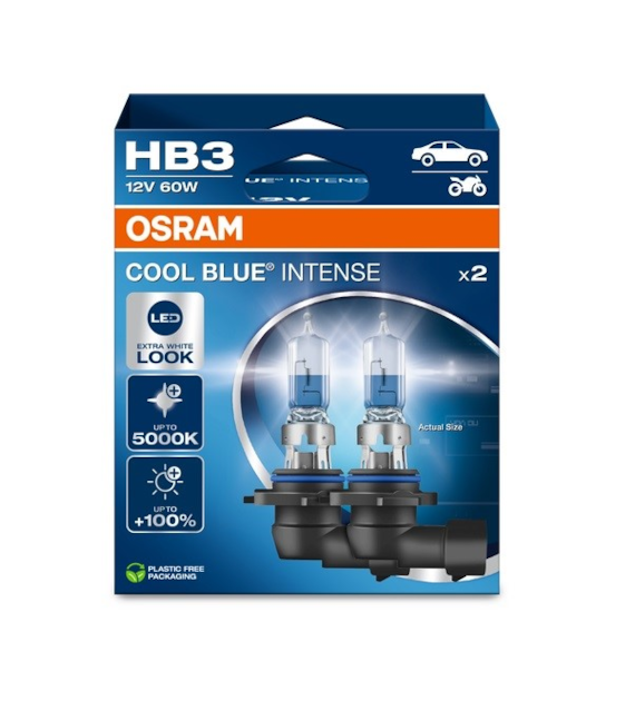 Żarówka 12V HB3 60W OSRAM COOL BLUE INTENSE EKO 2HB