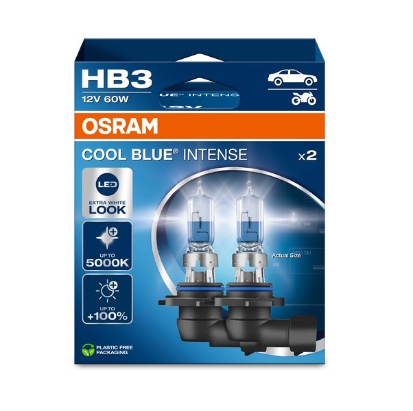 Żarówka 12V HB3 60W OSRAM COOL BLUE INTENSE EKO 2HB