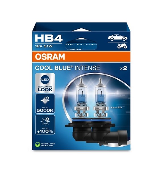 Żarówka 12V HB4 51W OSRAM COOL BLUE INTENSE EKO 2HB