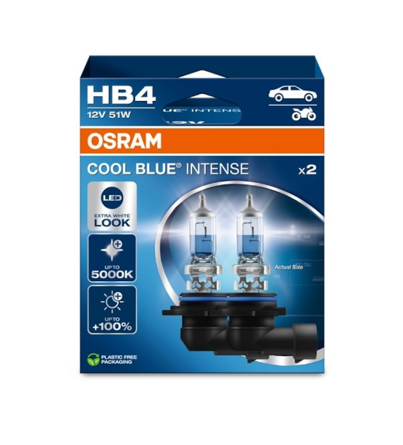 Żarówka 12V HB4 51W OSRAM COOL BLUE INTENSE EKO 2HB