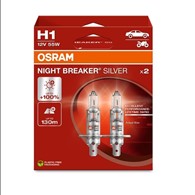 Żarówka 12V H1  55W Osram NIGHT BREAKER SILVER EKO 2HB