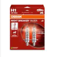 Żarówka 12V H1  55W Osram NIGHT BREAKER SILVER +100%  EKO 2HB