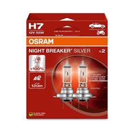 Żarówka 12V H7  55W Osram NIGHT BREAKER SILVER EKO 2HB