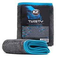 K2 TWISTY PRO Ręcznik do osuszania lakieru ze skręconym włosiem 40x60cm (D0224)