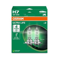 Żarówka 12V H7  55W OSRAM Ultra Life DUO 2szt EKO 2HB