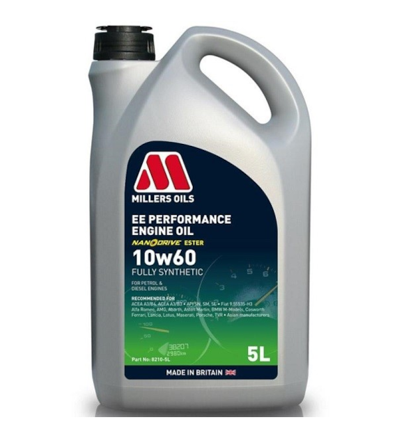 Olej Millers EE PERFORMANCE 10W/60 5L (8210)