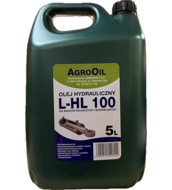 Olej AGROOIL HYDRAULIC HL 100 (hydrauliczny)   5L