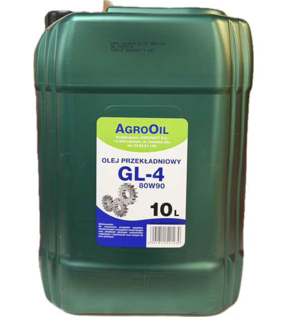 Olej AGROOIL GEAR OIL GL-4 80W/90   10L