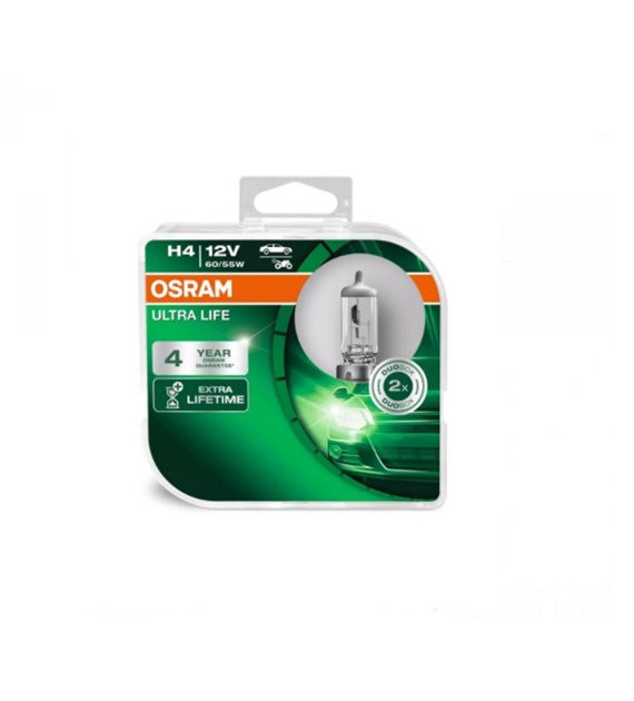 Żarówka 12V H4  60/55W Osram ULTRA LIFE H4 2HB 2szt.