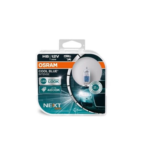 Żarówka 12V H8  35W OSRAM COOL BLUE INTENSE (NEXT GEN) DUO