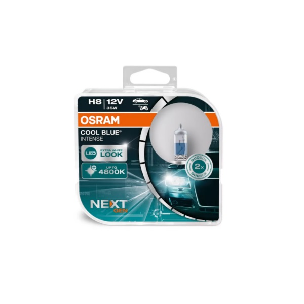 Żarówka 12V H8  35W OSRAM COOL BLUE INTENSE (NEXT GEN) DUO