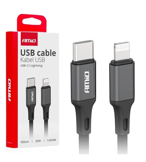 Kabel USB - USB C PD20W 100cm  AMIO *03904*