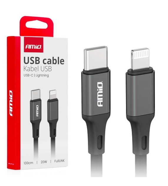 Kabel USB - USB C PD20W 100cm  AMIO *03904*