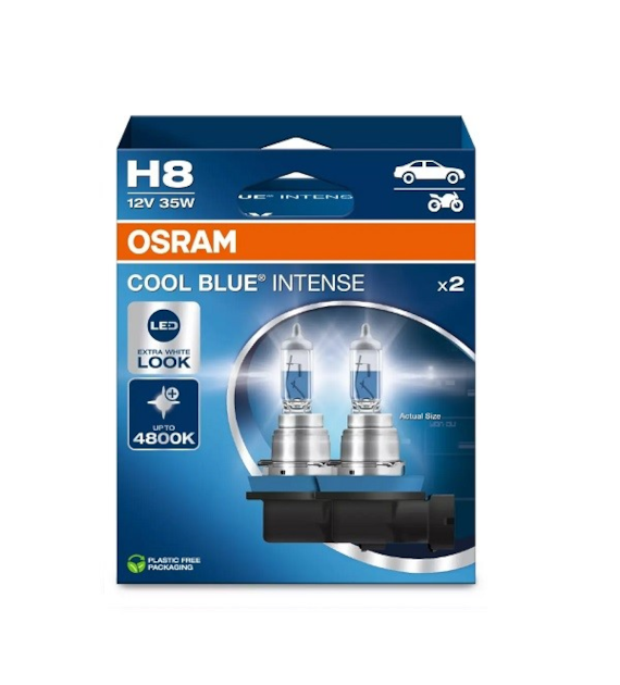Żarówka 12V H8  35W OSRAM COOL BLUE INTENSE (NEXT GEN) EKO *64212CBN-2HB*