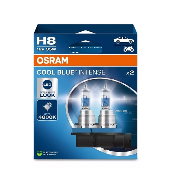 Żarówka 12V H8  35W OSRAM COOL BLUE INTENSE (NEXT GEN) EKO *64212CBN-2HB*