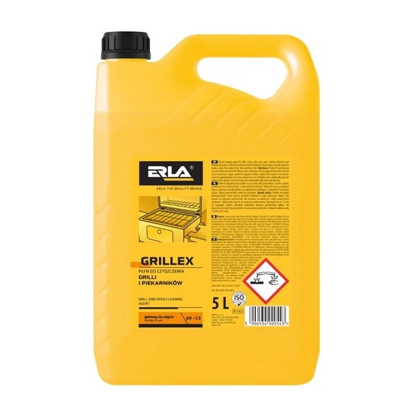 K2 Erla Grillex płyn do czyszczenia grilli i piekarników 5l (opak. 4szt) R1005