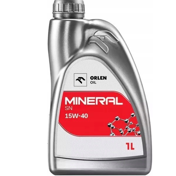 Olej Orlen  Mineral SN  15W/40 op. 1l  ( dawny Lotos Mineral )
