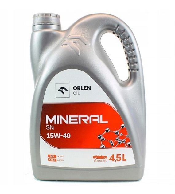 Olej Orlen  Mineral SN  15W/40 op. 4,5l ( dawny Lotos Mineral )
