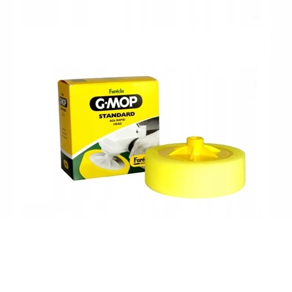 Gąbka polerska Farecla gwint G-MOP 150mm M14 żółta średnia