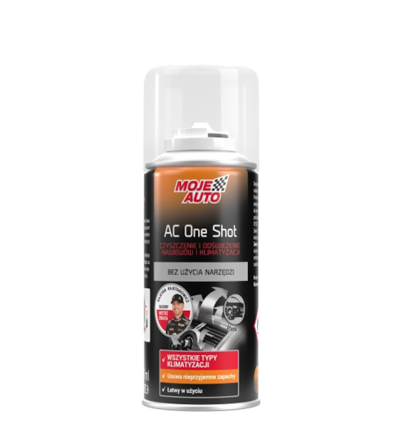 Moje Auto AC ONE SHOT *Black* Odświeżacz klimatyzacji i nawiewów (granat) 150ml (19-680)