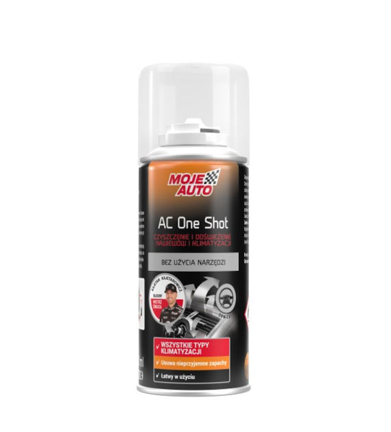 Moje Auto AC ONE SHOT *New Car* Odświeżacz klimatyzacji i nawiewów (granat) 150ml (19-681)