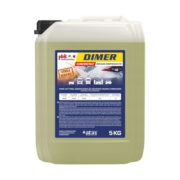 Atas-myjnia Dimer MONOCOMPONENTE aktywna piana jednofazowa  5kg