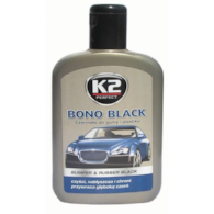 K2 BONO BLACK  czernidło do zderzaków i gumy 250ml   (K030N) (op. 12szt)