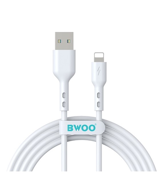 BWOO kabel USB - Lightning 2m 3A biały *GSM188859*
