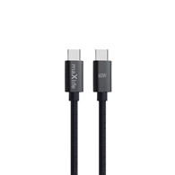 Maxlife kabel MXUC-12 USB-C - USB-C 2,0 m 60W czarny  *OEM0101469*