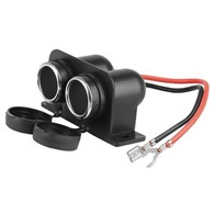 Gniazdo elektryczne podwójne 12v 15A wodoszczelne *58051* CARMOTION