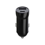 AKC.Maxlife ładowarka samochodowa PD QC MXCC-03 1x USB-C 1x USB 20w czarna *OEM0400335*