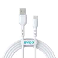 AKC.BWOO kabel USB - USB-C 1m 3A biały BO-X172C *GSM183259*