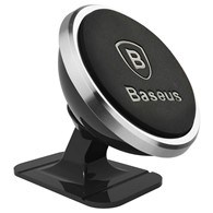 AKC.Baseus uchwyt samochodowy 360 magnetyczny srebrny *BRA012861*