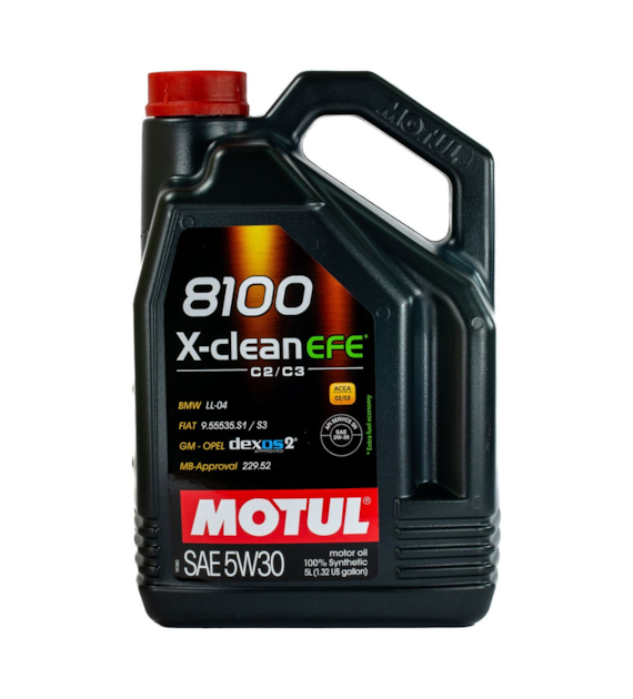 Olej Motul 8100 X-CLEAN ( EFE)  5W/30 4L 505.01 EFE!! C2/C3