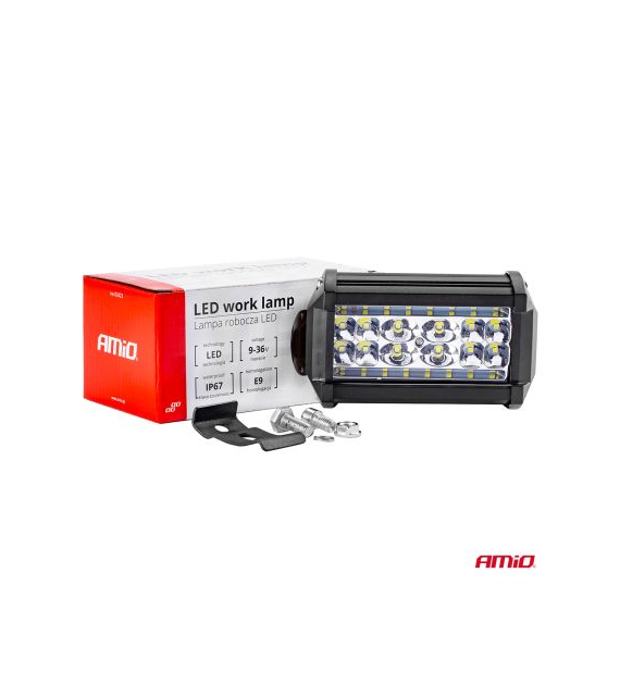 Lampa robocza LED AWL09  28LED 136x80 mm 84w 9-36V  AMIO *02423* QQ