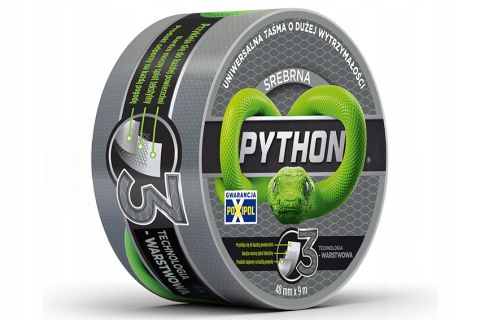 Taśma PYTHON uniwersalna naprawcza srebrna 48mm x 9m