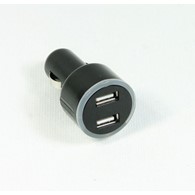 Ładowarka USB 2xUSB 12/24V 2.1A podświetlenie LED - ekspozytor pakowany po 20szt. xj