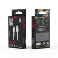 AKC. Maxlife kabel MXUC-04 USB - USB-C 1,0 m 3A biały  *OEM0100853*