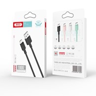 AKC. XO kabel NB156 USB - USB-C 1,0 m 2,4A czarny  *GSM104072*