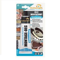 TECHNICQLL- Klej Montażowy Przezroczysty 100ml (R147)