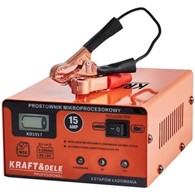 Prostownik samochodowy 12V/6V 15A inteligentny KD1917 Kraft&Dele