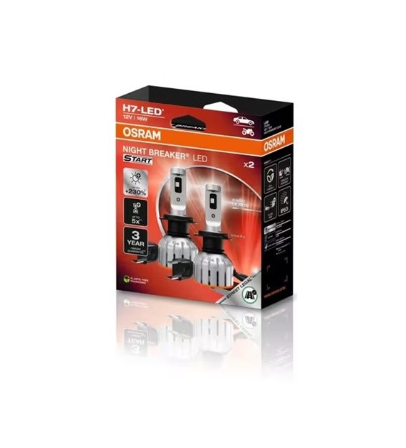 Żarówka LED 12V NIGHT BREAKER LED START H7 6000K 16W OSRAM  2HB