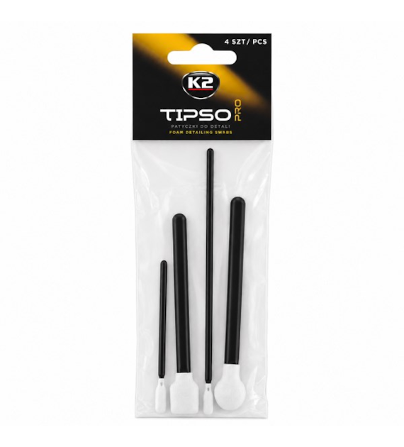 K2 TIPSO PRO patyczki detailingowe do czyszczenia 4szt (D5110)