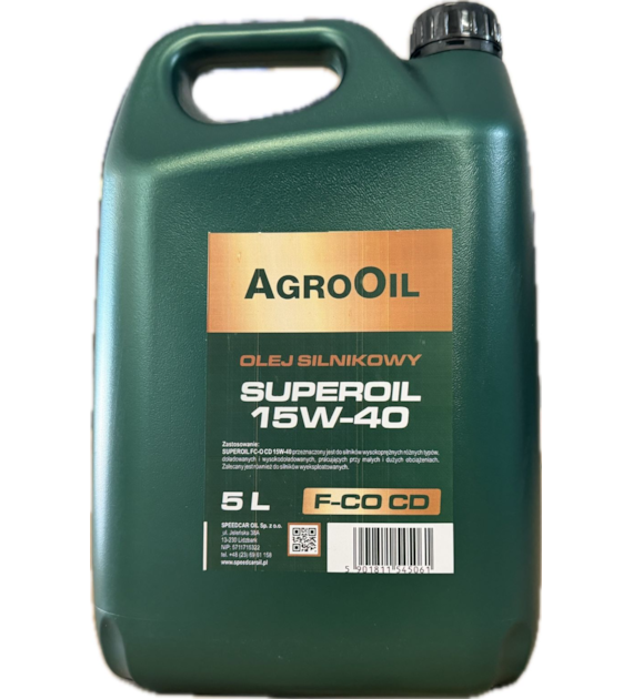 Olej AGROOIL SUPEROL F-CO CD 15w/40 5L  (FALCO)
