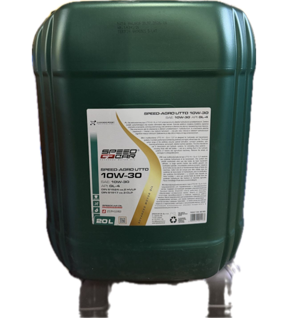 Olej AGROOIL SPEED-AGRO UTTO 10W/30 HVLP/GL-4 20l