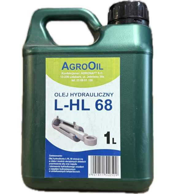 Olej AGROOIL HYDRAULIC HL 68 (hydrauliczny)  1L  op.15 szt