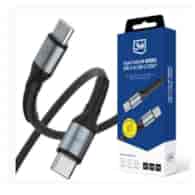 AKC. 3MK Kabel USB C - C Hyper Cable N-SERIES PD 3.0 QC 3.0 1,5m 100W czarny