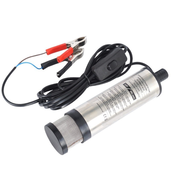 Pompka do paliwa i ON 12V z sitkiem Fi 50 mm  Carmotion *86138*