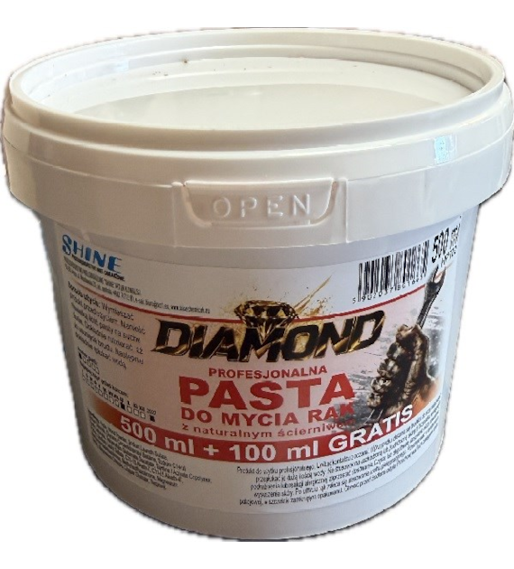 SHINECHEM. Profesjonalna pasta do mycia rąk - Diamond op. 0,6l